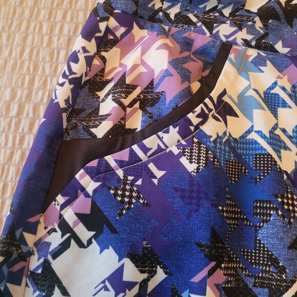EPNY Multi Textural Houndstooth Print Golf Skort- XXL - Picture 4 of 4